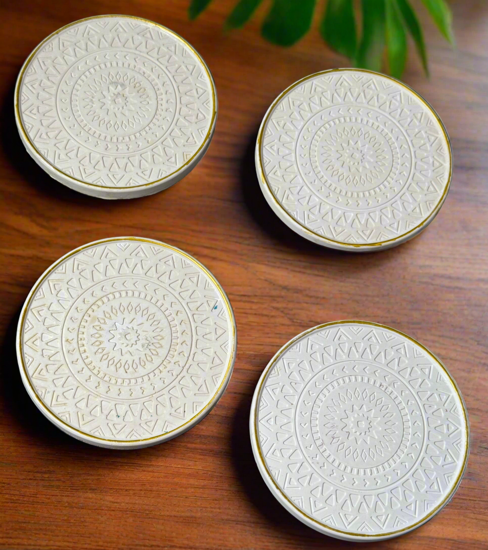Round Mandala 4 inch coasters- set of 4, gift shop, gift card, gift store, gift ideas, home designer, interior designers near me, shein gift cards, interior design ideas, gift cards