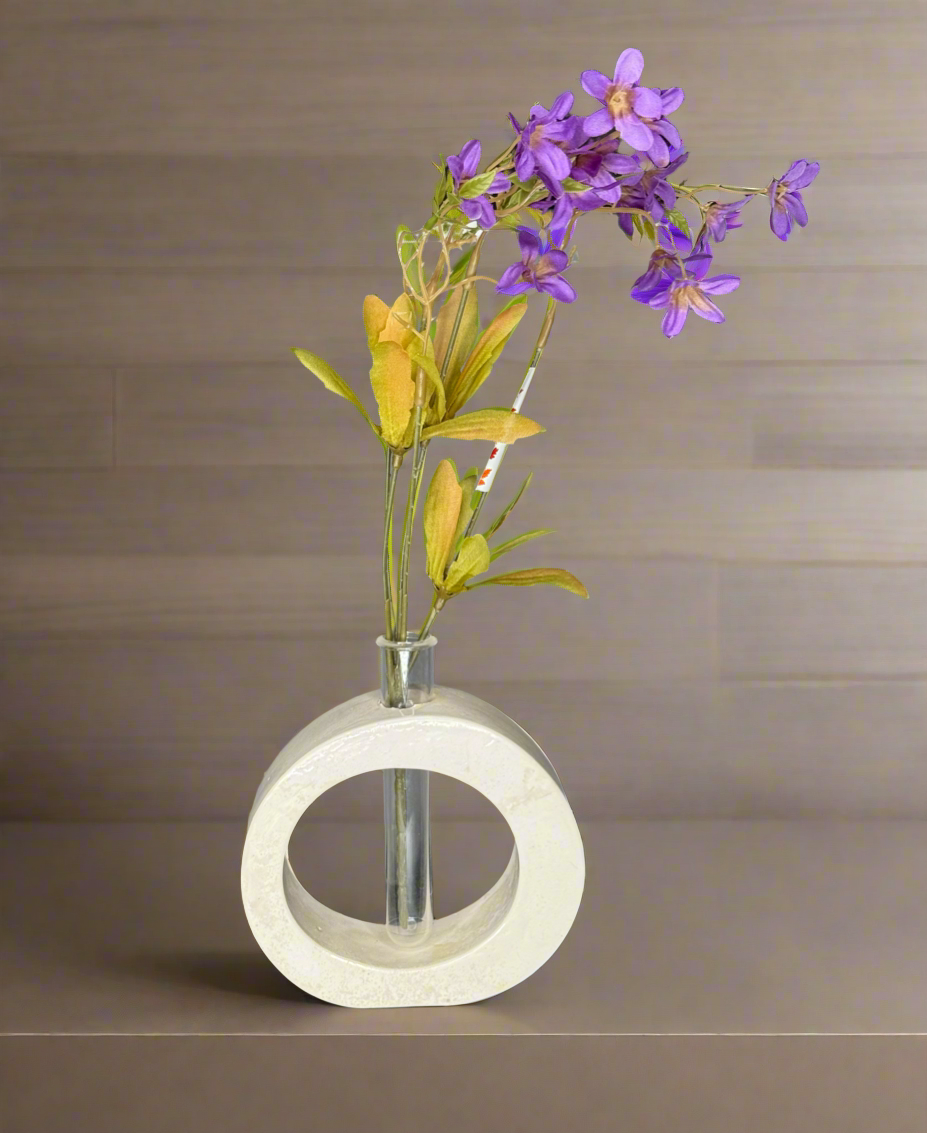 Handmade Concrete flower vase, gift shop, gift card, gift store, gift ideas, home designer, interior designer near me