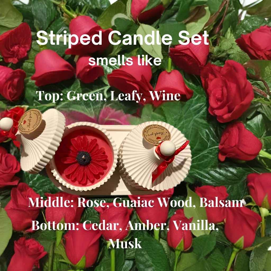 Decorative Scented Handmade Concrete Candle Gift Set