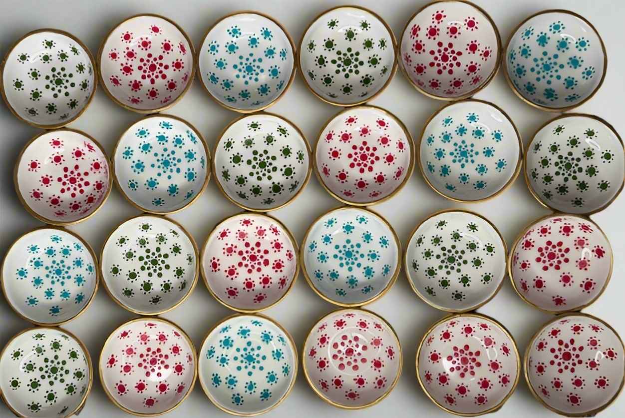 Hand Painted Party Favor guest bowls 3 inch for weddings . baby showers, baby showers, gift shop, gift card, gift store, gift ideas, home designer, interior designers near me, shein gift cards, interior design ideas
