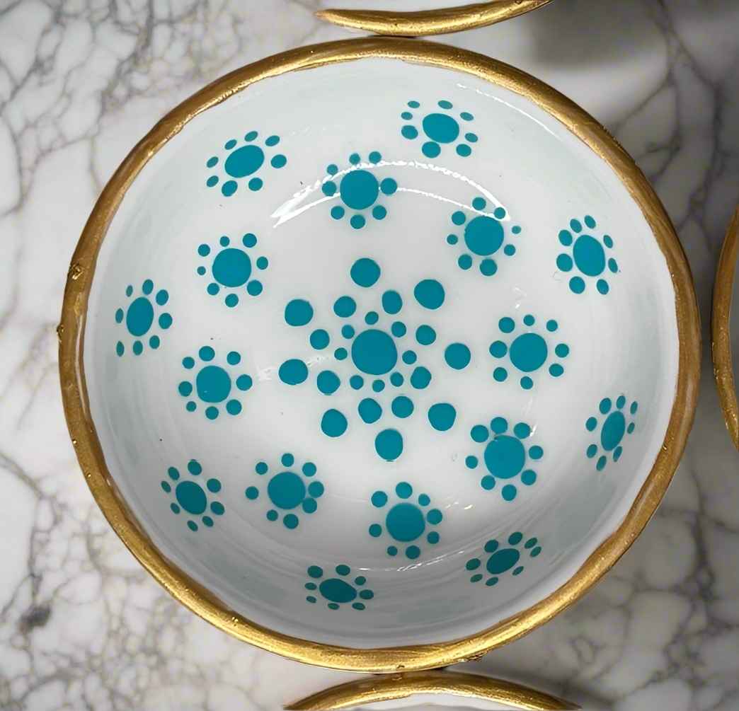 Hand Painted Party Favor guest bowls 3 inch for weddings . baby showers, baby showers, gift shop, gift card, gift store, gift ideas, home designer, interior designers near me, shein gift cards, interior design ideas
