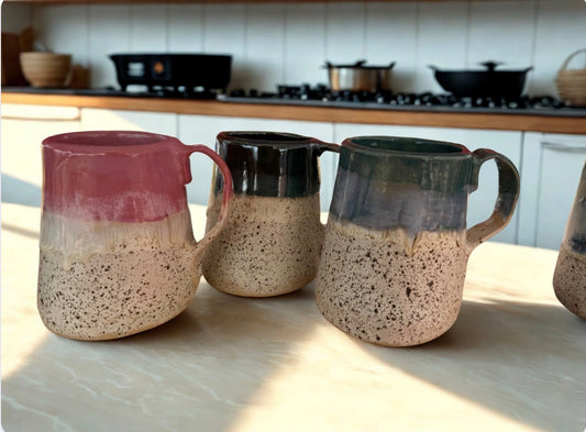 Winter wood mugs