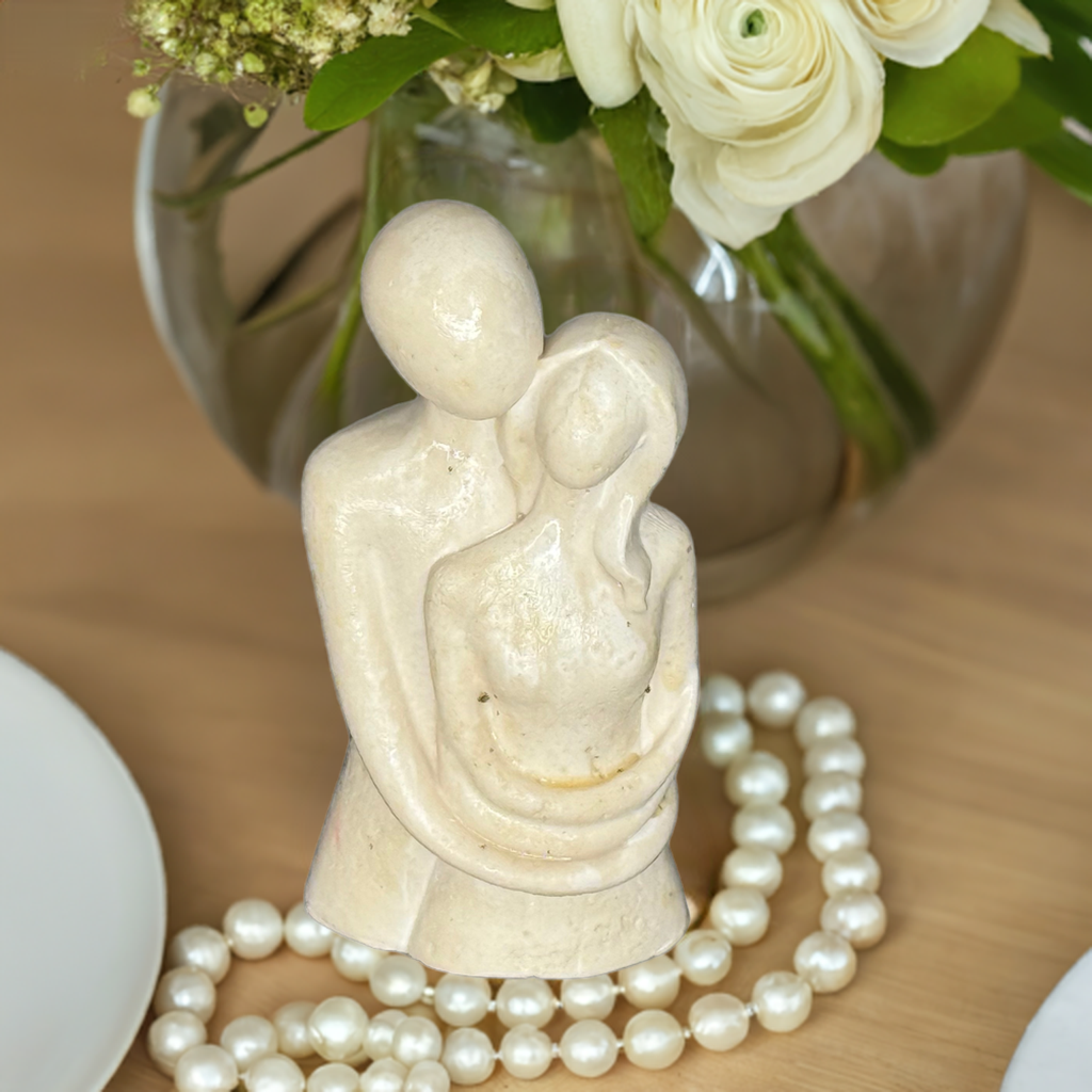 Handmade Concrete couple (4.5 X2.5 inches), gift shop, gift card, gift store, gift ideas, home designer, interior designer near me